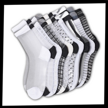 Load image into Gallery viewer, (10 Pares) Calcetines de moda transparentes para mujer - Ozerty