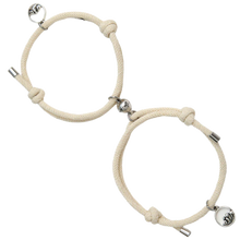 Load image into Gallery viewer, Set of 2 magnetic bracelets for couples