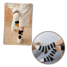 Load image into Gallery viewer, Calcetines de invierno patitas de gato - Ozerty