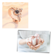 Load image into Gallery viewer, Anillo "Te amo" en 100 idiomas - Ozerty