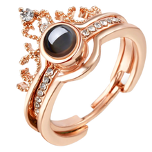 Load image into Gallery viewer, "I love you" ring in 100 languages