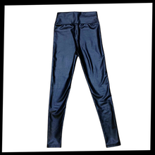 Load image into Gallery viewer, Pantalones de cintura alta de piel sintética - Ozerty