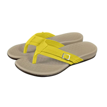 Cargar imagen en el visor de la galería, Sandalias ortopédicas con tiras ajustables -Amarillo - Ozerty