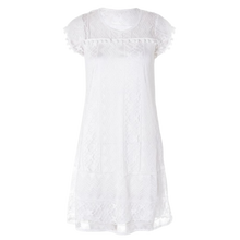 Load image into Gallery viewer, Vestido boho chic de encaje
-S/BlancoM/BlancoL/BlancoXL/BlancoXXL/Blanco3XL/Blanco4XL/Blanco - Ozerty