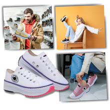 Cargar imagen en el visor de la galería, Sneakers de tela antideslizantes y con plataforma
- Ozerty