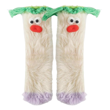Cargar imagen en el visor de la galería, Calcetines de terciopelo -Blanco - Ozerty