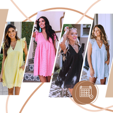 Cargar imagen en el visor de la galería, Elegante vestido de bordado inglés
- Ozerty