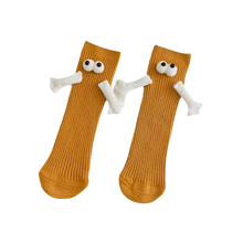 Cargar imagen en el visor de la galería, Calcetines con manitas magnéticas
-Naranja/Talla única - Ozerty