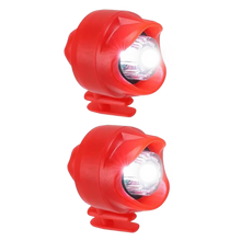 Load image into Gallery viewer, Pines impermeables con luz para Crocs -Rojo - Ozerty