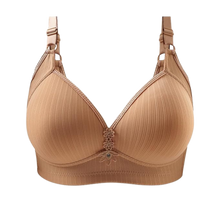 Load image into Gallery viewer, Sujetador push-up de talla grande sin aros
-Marrón/SMarrón/MMarrón/LMarrón/XLMarrón/XXL - Ozerty