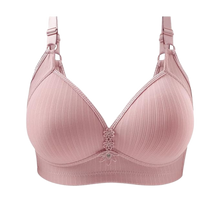 Load image into Gallery viewer, Sujetador push-up de talla grande sin aros
-Rosa/SRosa/MRosa/LRosa/XLRosa/XXL - Ozerty