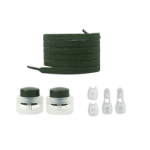 Load image into Gallery viewer, Modernos topes para cordones
-Verde militar - Ozerty