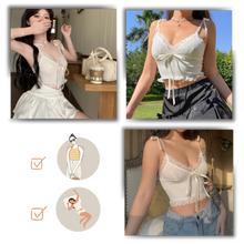 Load image into Gallery viewer, Top de encaje suave y elegante
- Ozerty