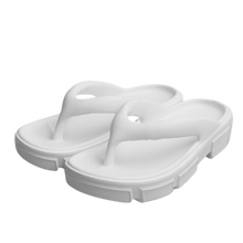 Load image into Gallery viewer, Sandalias ultra-cómodas efecto algodón
-Blanco/EU35-36/US5-6/UK2.5-3Blanco/EU37-38/US6.5-7.5/UK4-5Blanco/EU39-40/US8.5-9/UK6-6.5 - Ozerty