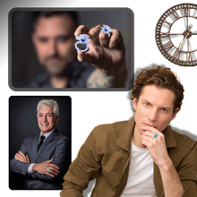 Cargar imagen en el visor de la galería, Anillo de plata con forma de dragón hecho a mano - Ozerty