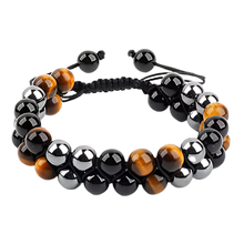 Load image into Gallery viewer, Pulsera de protección resistente al agua -Castaña de ébano - Ozerty