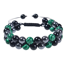 Load image into Gallery viewer, Pulsera de protección resistente al agua -Oscuridad esmeralda - Ozerty