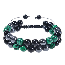 Load image into Gallery viewer, Pulsera de protección resistente al agua -Medianoche esmeralda - Ozerty