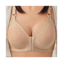 Cargar imagen en el visor de la galería, Sujetador push up sin aros para tallas grandes

 -Beige algodón piqué - Ozerty
