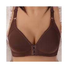 Cargar imagen en el visor de la galería, Sujetador push up sin aros para tallas grandes

 -Café tacto suave - Ozerty
