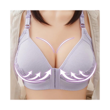 Cargar imagen en el visor de la galería, Sujetador push up sin aros para tallas grandes

 -Encaje morado claro - Ozerty
