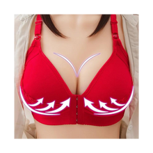 Cargar imagen en el visor de la galería, Sujetador push up sin aros para tallas grandes

 -Encaje rojo - Ozerty
