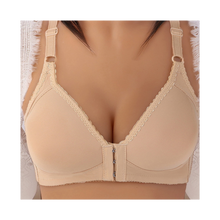 Cargar imagen en el visor de la galería, Sujetador push up sin aros para tallas grandes

 -Beige tacto suave - Ozerty

